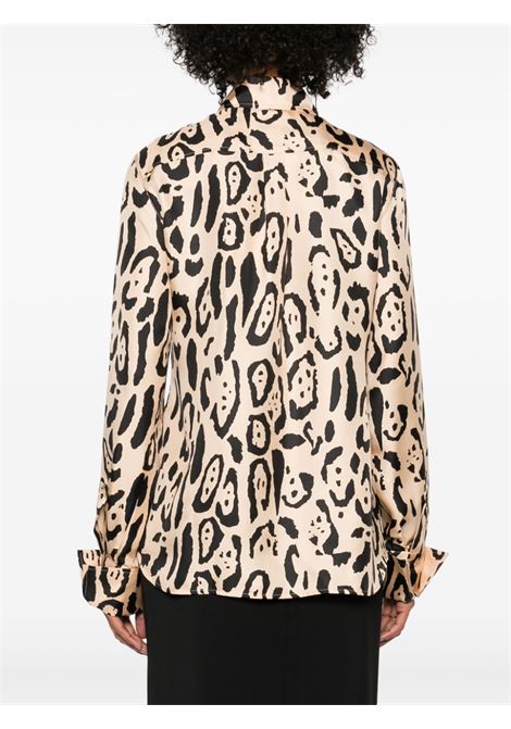 Camicia con stampa animalier armony in beige e nero Maxmara sportmax - donna MAXMARA SPORTMAX | 2512111031600002